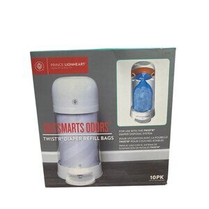 Prince Lionheart Twist'R Diaper Refill Bags 10-Pack For Diaper Disposal System
